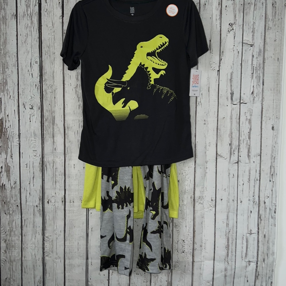 Boys Carters size 10 dinosaur Pj set